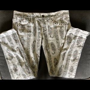 Isabel Marant Floral Denim Jeans